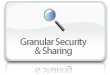 Granular security and sharing
